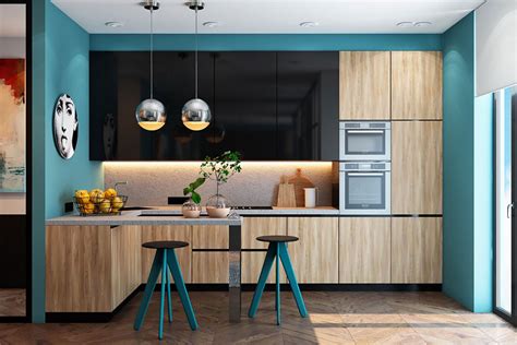 40 Idee per Colori di Pareti di Cucine Moderne.